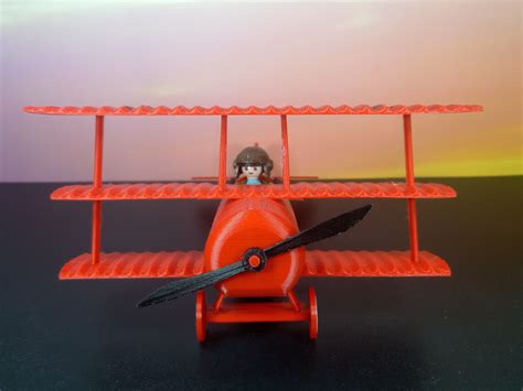 STL file RED BARON AIRPLANE / ACCESSORIES FOR PLAYMOBIL 🛩️ ・3D printer ...