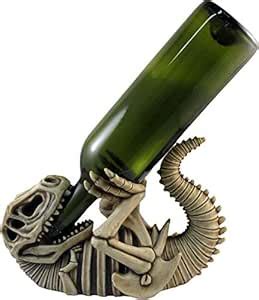 DWK - Fossil Fuel - T-Rex Dinosaur Dino Skeleton Wine Holder Display ...