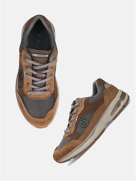 bugatti Parry cognac Premium Leather Comfort Athileisure Sneakers