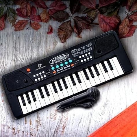Buy VEBETO Kids Piano with Mic (1 Year Extended Warranty) 37 Keys 8 ...