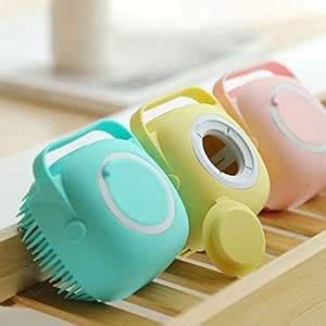Silicone Exfoliating Skin, Brushes & Body Scrubber with Soap Dispenser ...