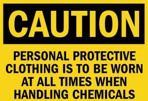 RLDigitalUnits CAUTION PERSONAL PROTECTIVE CLOTHING IS TO BE WORN SIGN ...