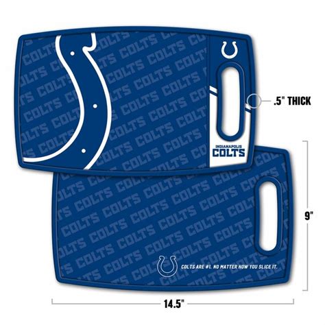 Sportula Indianapolis Colts Logo Series Cutting Board 9-in L x 14-in W ...