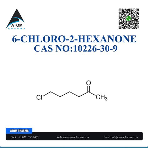 Manufacturer of 6-Chloro-2-Hexanone in India - ATOMPHARMA ATOMPHARMA