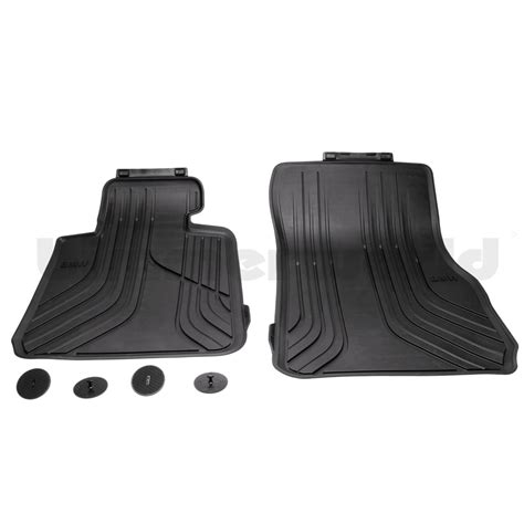 F30 iX BMW Black Rubber Floor Mats