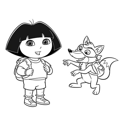 37 Coloring Dora Free: Learn and have fun with it Dora