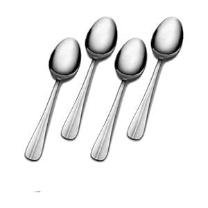 Gourmet Basics by Mikasa Legacy Stainless Steel Dinner Spoon, Set of 4 ...
