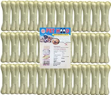 Meat Up Dog Treats Pressed Chew Bones,15.24 Cm,Pack Of 3 (Buy 1 Get 1 ...