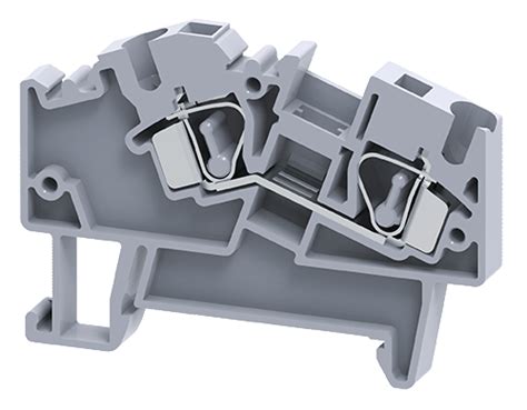 Connectwell 4 sq.mm Angular Feed Through Spring Terminal Blocks ...