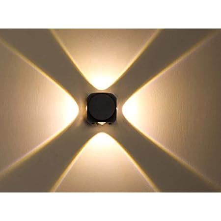 Mufasa 12-Watts Up-Down 4 Way Outdoor LED Outdoor Waterproof IP54 Wall ...