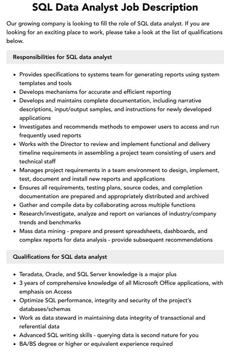 Image result for SQL Data Analyst