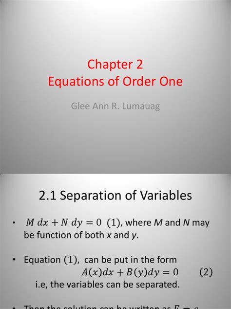 Separation of Variables Examples 的图像结果