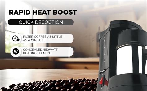 Buy Preethi Cafe Zest Drip Coffee Maker| 450W Coffee Machine for Home ...