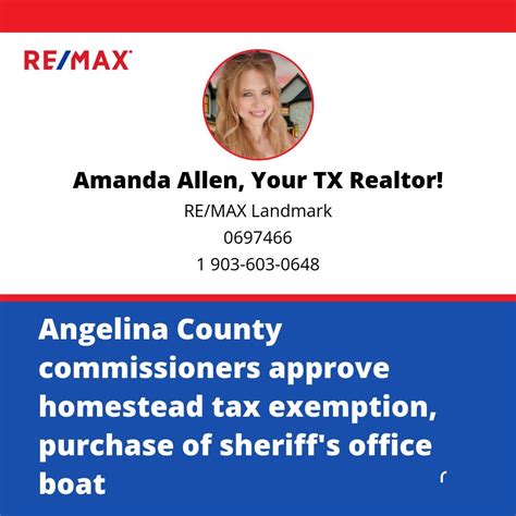 Amanda Allen, Texas Realtor on LinkedIn: Angelina County commissioners ...