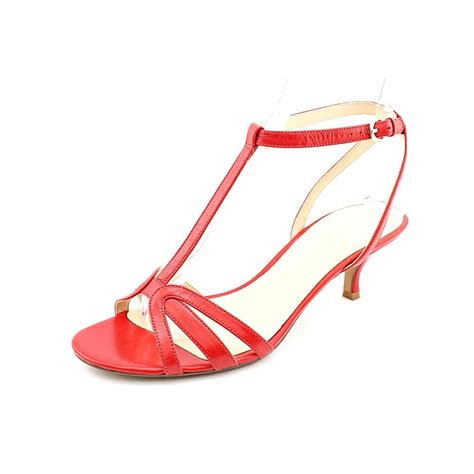 Red Kitten Heels Sandals at Andres Lowe blog
