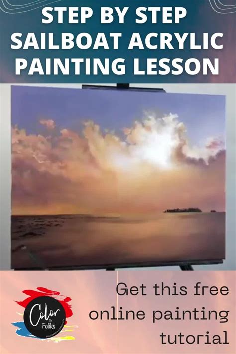Acrylic Painting Sailing Boat Tutorials 的图像结果