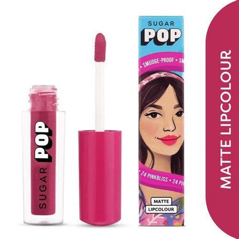 SUGAR POP Matte Lipcolour - 24 Pinkbliss | SUGAR Cosmetics...
