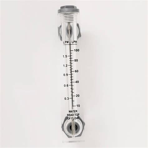 Rotameter 100 LPH Flow Rate 1/2" INCH IN OUT PANEL MOUNT flow meter ...