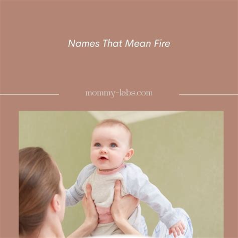 What Are Some Names That Mean Fire at Richard Buffum blog