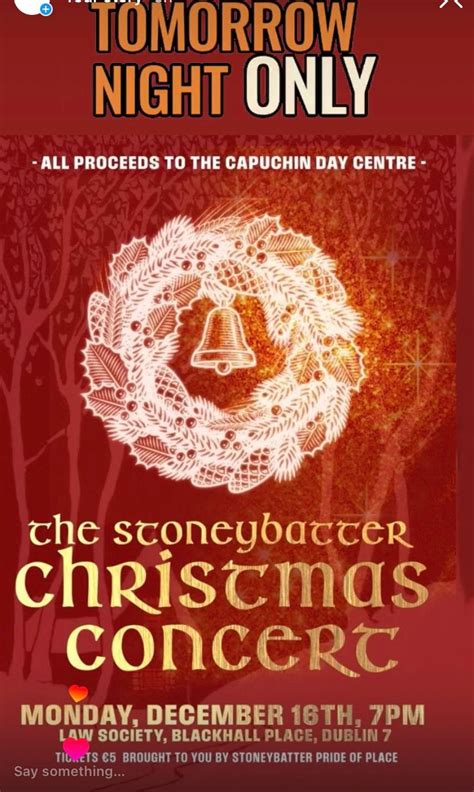 Stoneybatter POP Christmas Concert, The Law Society, Blackhall Place ...