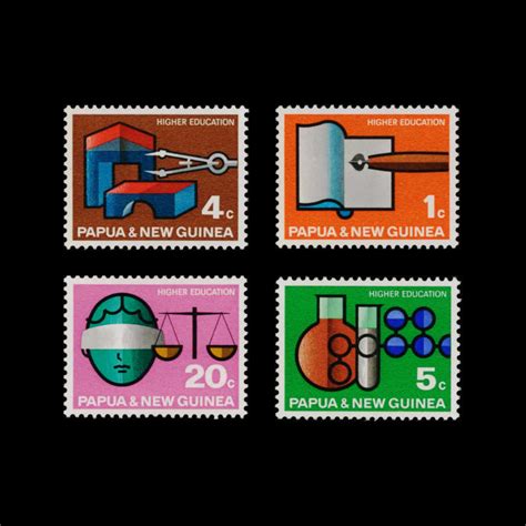 Higher Education, Papua New Guinea Stamps, 1967 - Design Reviewed