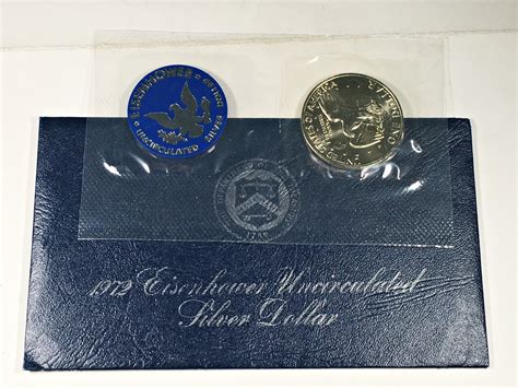 1972 Eisenhower Uncirculated Silver Dollar*In Original US Mint ...