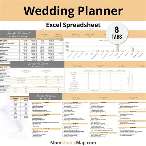 Streamline Your Wedding Planning with This Free Spreadsheet Template ...