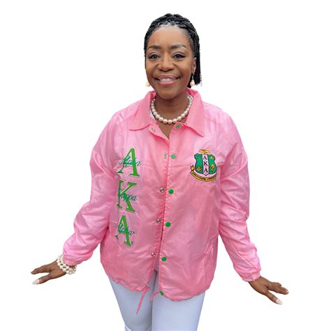 AKA | Sorority Line Jacket – Pink and Unique