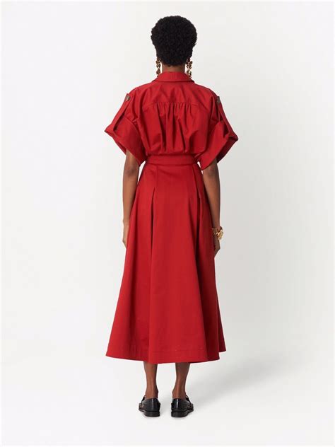 Carolina Herrera wide-sleeve Shirtdress - Farfetch