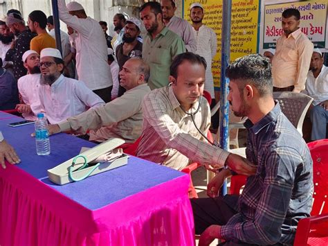 Organization of disease diagnosis camp for inmates at Godhra Subjail ...