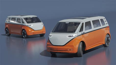 Electric Minivan Simplified 3D | 3D Molier International