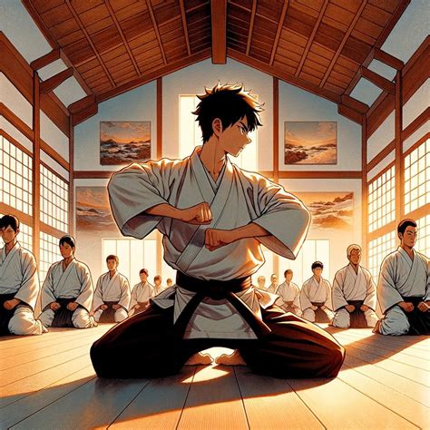 Dojo Sunset Discipline Canvas | Karaté