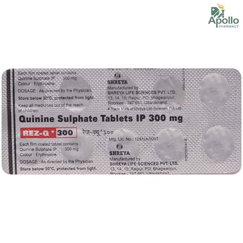 Rez-Q 300 Tablet 10's Price, Uses, Side Effects, Composition - Apollo ...