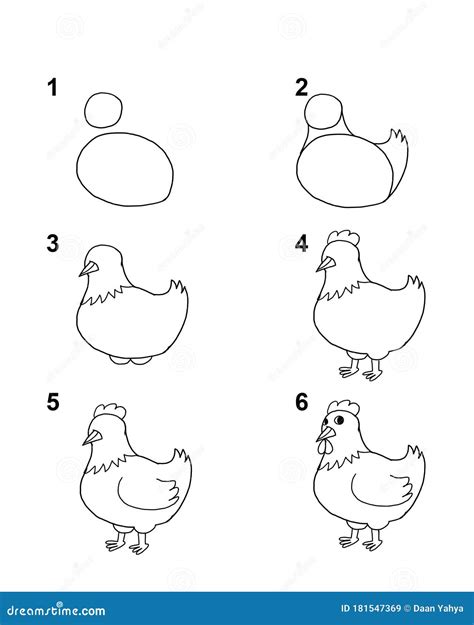 How To Draw A Hen » Tradefashion