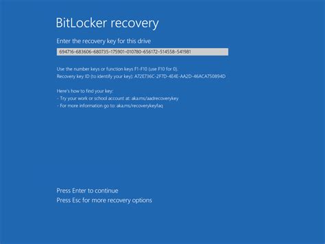 Image result for Intune BitLocker Recovery Key
