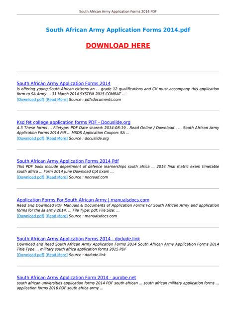 Fillable Online pdfcrop SOUTH AFRICAN ARMY APPLICATION FORMS 2014 ...