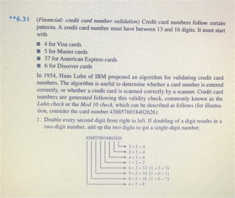 Credit Card Number Algorithm Check 的图像结果