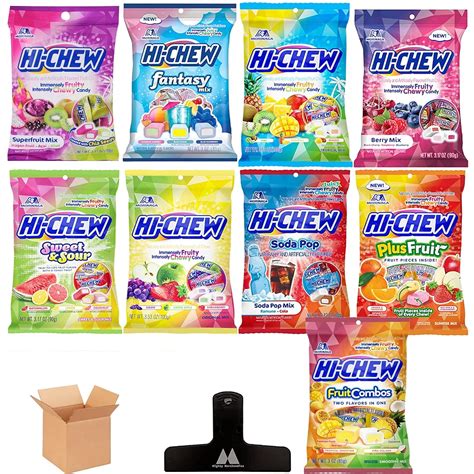 Hi-Chew Fruit Chews All Flavors – Paquete variado de 9 unidades – 3.17 ...