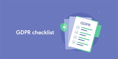 जी.डी.पी.आर. अनुपालन चेकलिस्ट - iPleaders