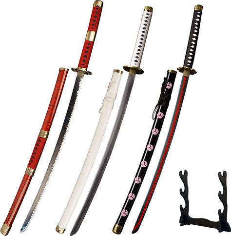 Buy 41 Roronoa Zoro Steel Swords Real,Kitetsu,Wado Ichimonji,Shusui ...