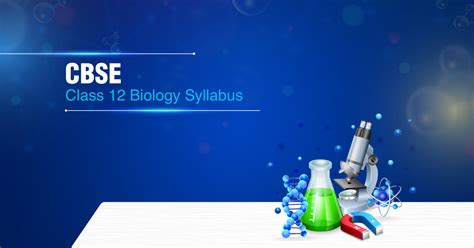 CBSE Class 12 Biology Syllabus 2025-26: Chapters