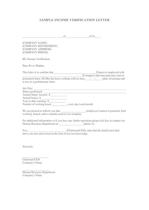 40+ Income Verification Letter Samples (& Proof of Income Letters)