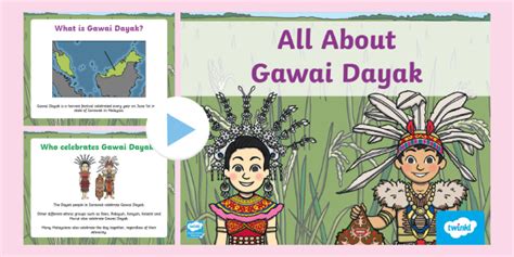 Gawai Dayak or Dayak Festival - Twinkl