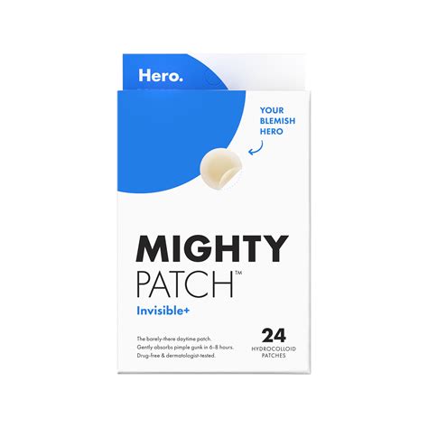 Hero Cosmetics Mighty Patch™ Invisible+ Daytime Acne Pimple Patches ...