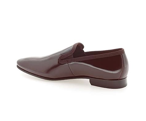 The Kerk Men Burgandy Patent Slip On Florsheim