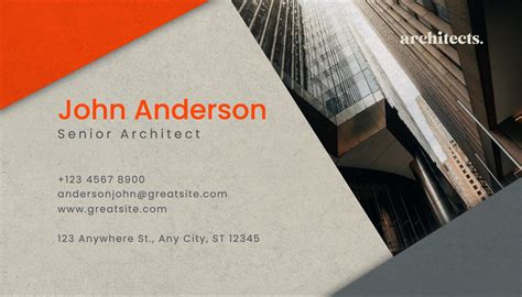 Architect Calling Card 的图像结果