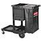 Rubbermaid Commercial Executive Janitorial Cleaning Cart, Black 1861430 ...