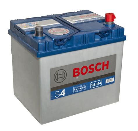 Купить Аккумулятор 60 Ач Bosch S4 024 560410054 Silver, обратная ...