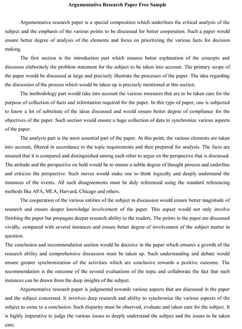 Image result for Argumentative Essay Paper Examples