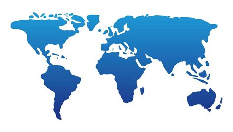 Map of Whole World without Color 的图像结果